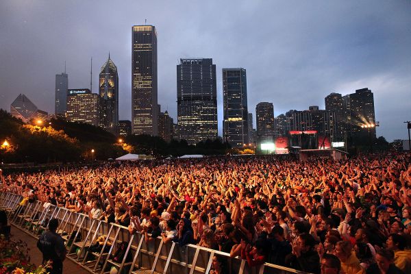 Crowd at Lollapalooza