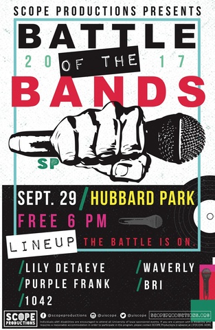 Battle of the Bands flyer