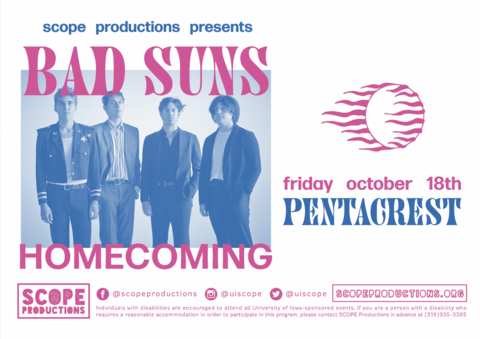 Bad Suns flyer