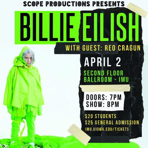 Billie Eilish flyer