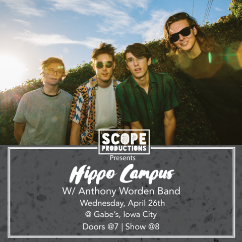 Hippo Campus flyer